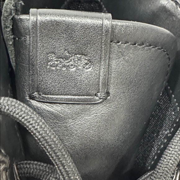 Coach Men’s CitySole Lace-Up Boot Signature Jacquard Black Size 11D NWOT - Picture 14 of 15